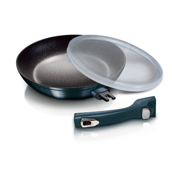 24 cm keptuvė su nuimama rankena, "Metallic Line Aquamarine Edition-Berlinger Haus-BH-7155-1