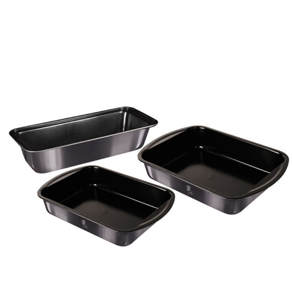 3 vnt. kepimo formų rinkinys, anglies pro-Berlinger Haus-BH-7631-1