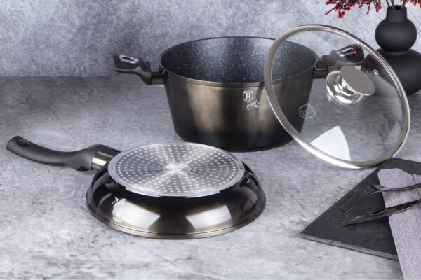 5 vnt. indų rinkinys, "Metallic Line Shiny Black Edition-Berlinger Haus-BH-6616T-42