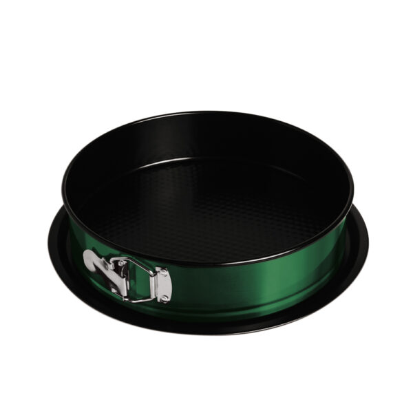 Apskrita spyruoklinė forma, 26*6,8 cm, smaragdo spalvos-Berlinger Haus-BH-6462A-2