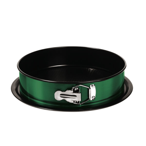 Apskrita spyruoklinė forma, 26*6,8 cm, smaragdo spalvos-Berlinger Haus-BH-6462A-1