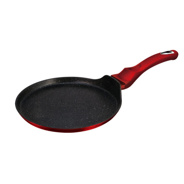 Blynų keptuvė, 25 cm, "Metallic Line Burgundy Edition