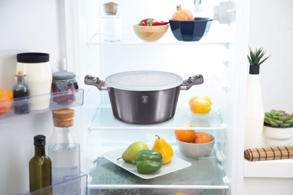 Puodas su dangčiu, 28 cm, "Metallic Line Carbon Pro Edition-Berlinger Haus-BH-6894-11