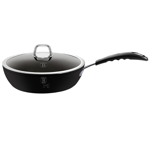 Gili keptuvė su dangčiu, 24 cm, juoda "Professional Line-Berlinger Haus-BH-6119-1