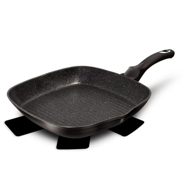 Grilio keptuvė, 28 cm, "Black Silver Collection