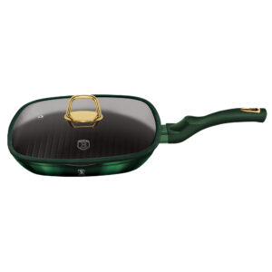 Grilio keptuvė su dangčiu, 28 cm, "Emerald Collection-Berlinger Haus-BH-6051-1