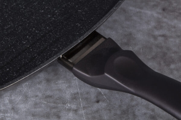 Grilio keptuvė su dangčiu, 28 cm, "Metallic Line Shiny Black Edition-Berlinger Haus-BH-6612-5