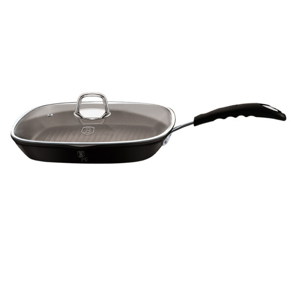 Grilio keptuvė su dangčiu, 28 cm, juoda "Professional Line-Berlinger Haus-BH-6130-2