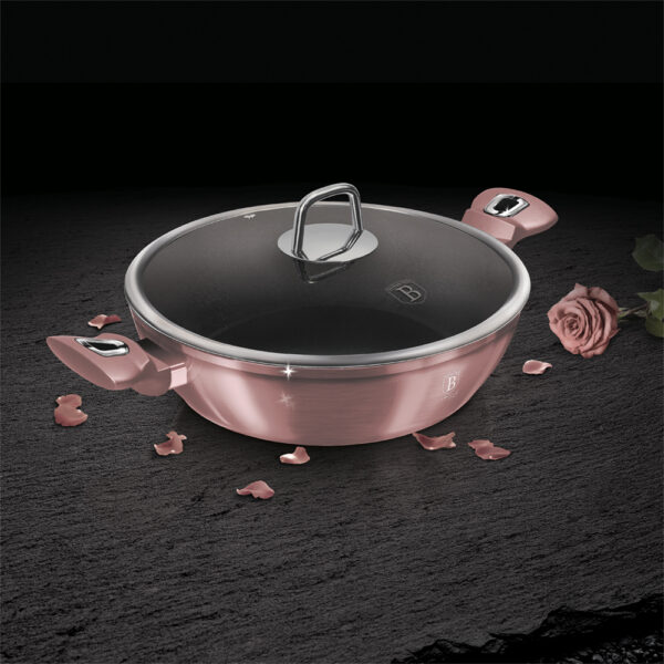 Negilus puodas su dangčiu, 28 cm, "I-Rose" kolekcija-Berlinger Haus-BH-6037-7