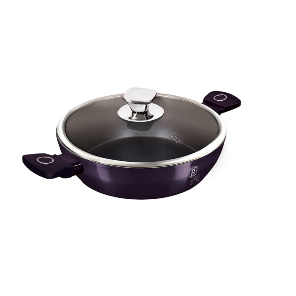Negilus puodas su dangčiu, 28 cm, Purple Eclipse Collection-Berlinger Haus-BH-6632-1