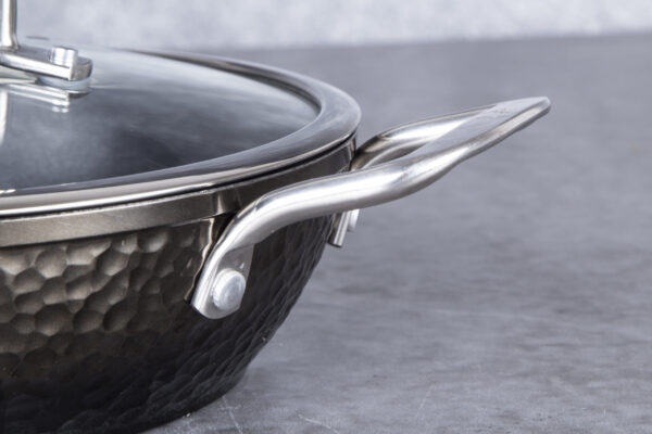 Negilus puodas su dangčiu, 28 cm, "Shine Basalt" kolekcija-Berlinger Haus-BH-6657-9