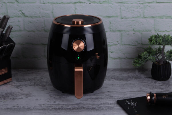 Oro keptuvė, 3,5 l, juoda-rožinio aukso spalvos-Berlinger Haus-BH-9172-13