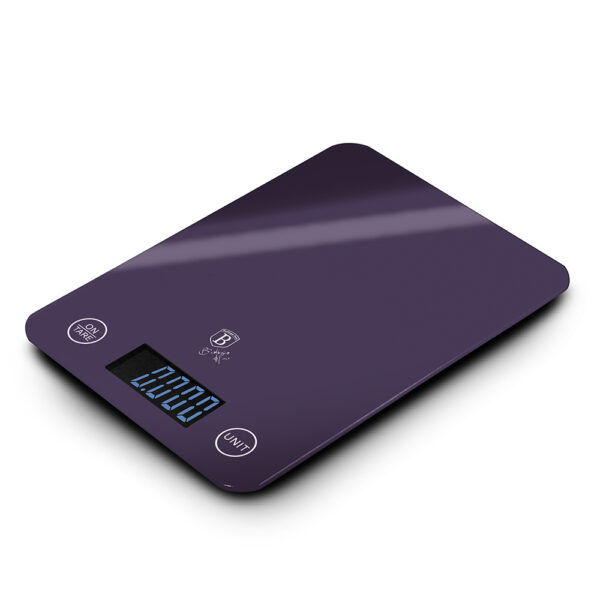 Skaitmeninės virtuvinės svarstyklės, 5 kg talpos, violetinės spalvos-Berlinger Haus-BH-9364-1