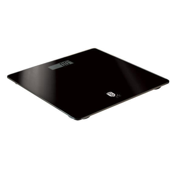 Skaitmeninės vonios kambario svarstyklės, 150 kg talpos, juodos spalvos-Berlinger Haus-BH-9040-1