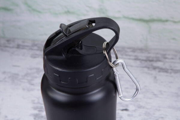 Sportinis butelis, 0,5 l, juodas-rožinis auksas-Berlinger Haus-BH-7498-7