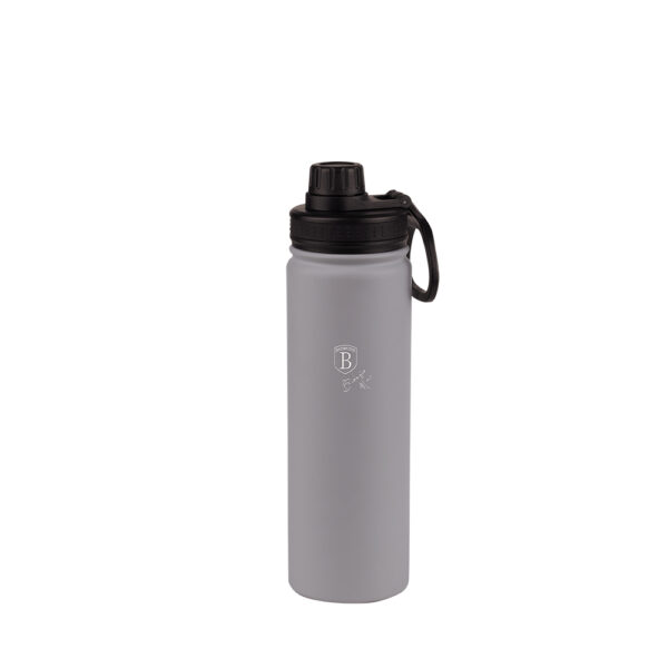 Sportinis buteliukas, 540 ml, matinės pilkos spalvos-Berlinger Haus-BH-7814-11