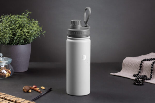 Sportinis buteliukas, 540 ml, matinės pilkos spalvos-Berlinger Haus-BH-7814-13