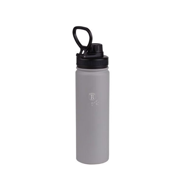 Sportinis buteliukas, 540 ml, matinės pilkos spalvos-Berlinger Haus-BH-7814-8