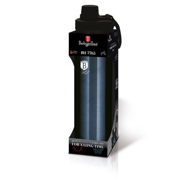 Sportinis buteliukas, 720 ml, akvamarino spalvos-Berlinger Haus-BH-7765-6