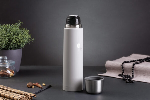 Vakuuminė kolba, 1,0 l, matinės pilkos spalvos-Berlinger Haus-BH-7820-5