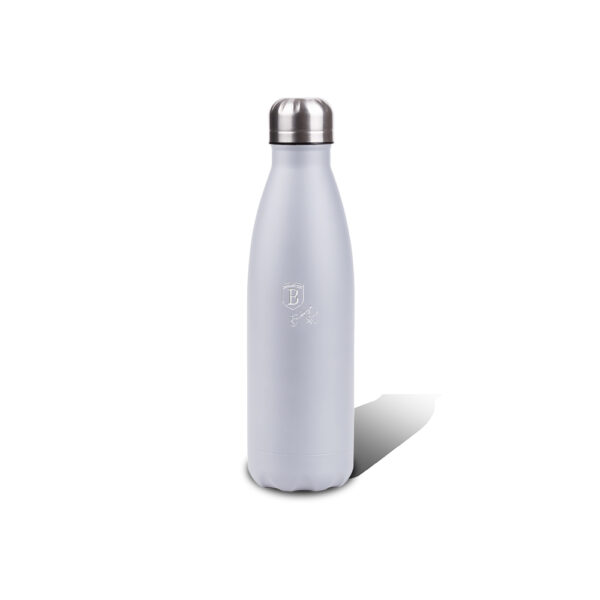 Vakuuminė kolba, butelio formos, 0,5 l, matinės pilkos spalvos-Berlinger Haus-BH-7816-2