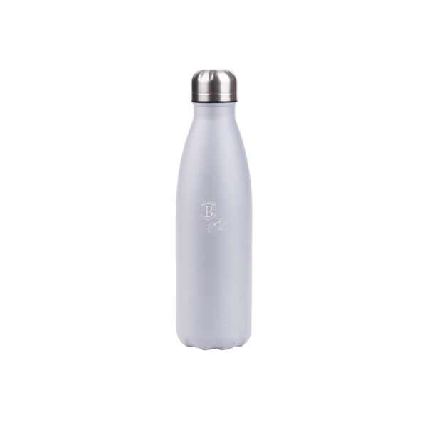Vakuuminė kolba, butelio formos, 0,5 l, matinės pilkos spalvos-Berlinger Haus-BH-7816-1