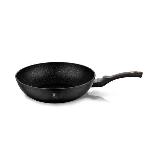 Wok, 28 cm, juodas-Berlinger Haus-BH-1638N-4-12