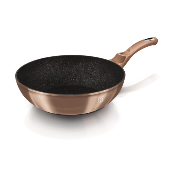 Wok, 30 cm, "Metallic Line Rose Gold Edition